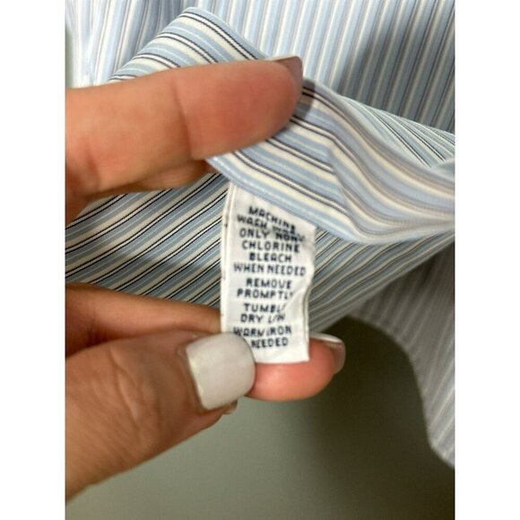 POLO by Ralph Lauren LS Button-Up Shirt Men's Large Striped Classic - Picture 5 of 11